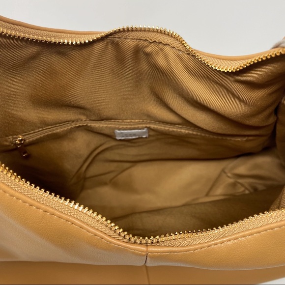 a new day Zip Closure Knotted Shoulder Bag Caramel - Picture 6 of 8